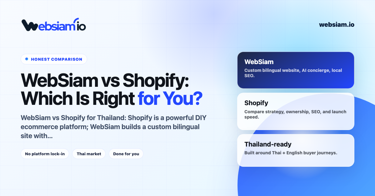 WebSiam vs Shopify