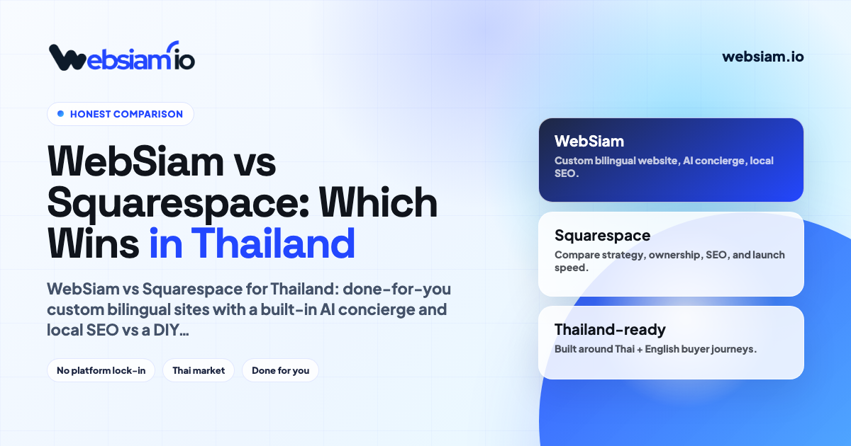 WebSiam vs Squarespace